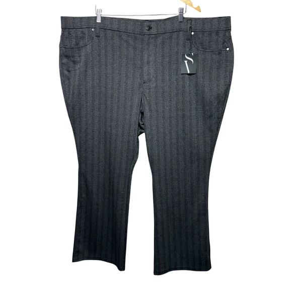 Simply Vera Vera Wang Pants - Simply Vera Vera Wang Pants Women’s Size 3X Mid-Rise Bootcut Stretch Gray